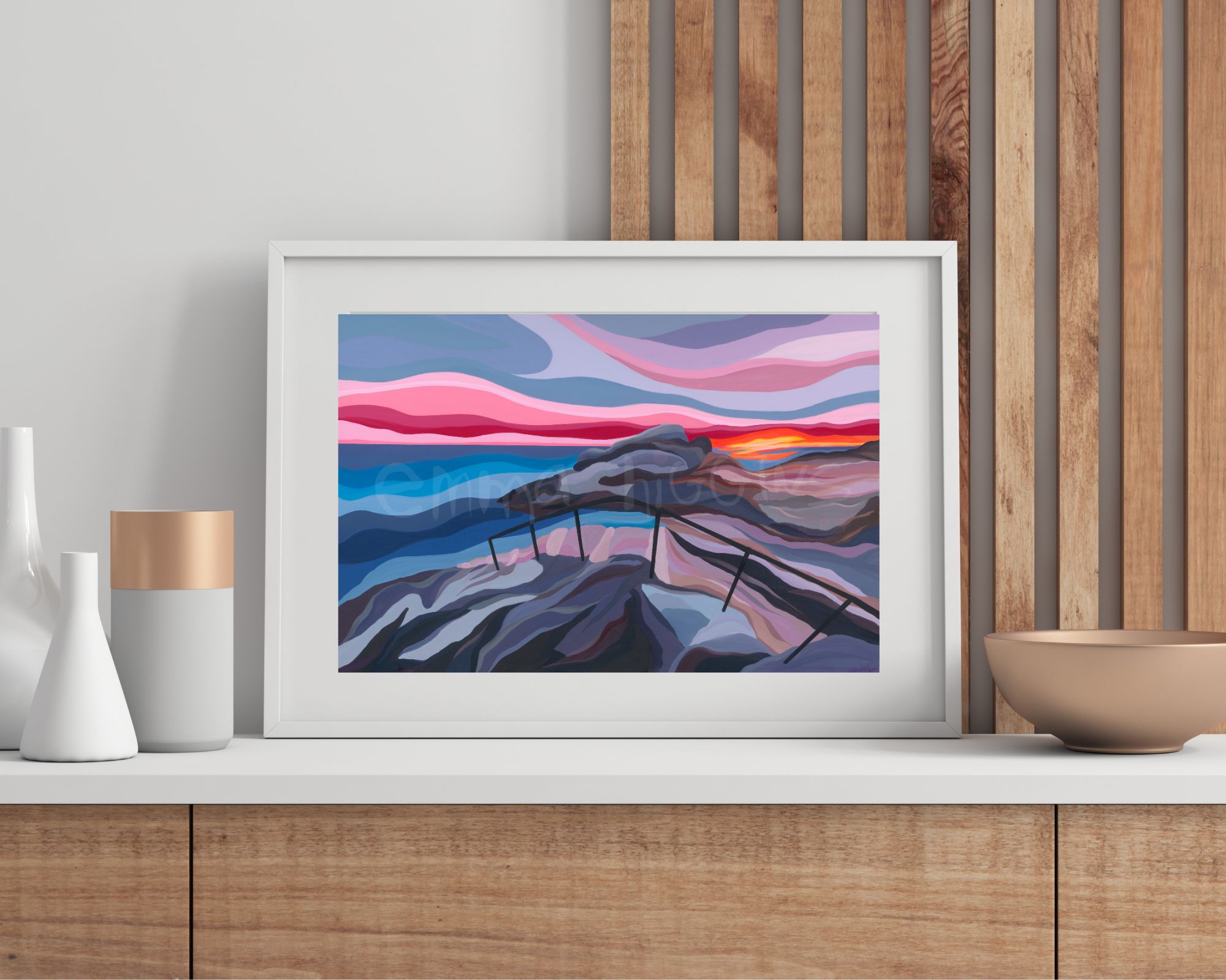 Sunrise Swim, Forty Foot Limited Edition Print - Image 3