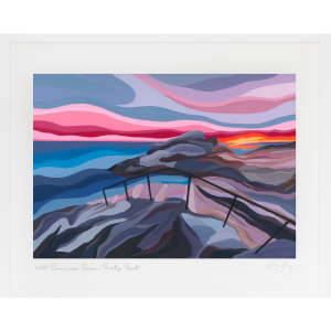 Sunrise Swim, Forty Foot   Limited Edition Print