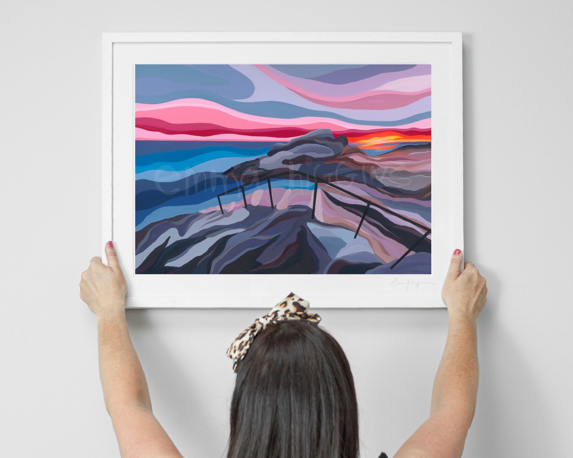Sunrise Swim, Forty Foot Limited Edition Print - Image 2